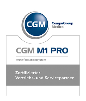 Zertifizierter Vertriebs- und Servicepartner CGM M1 PRO