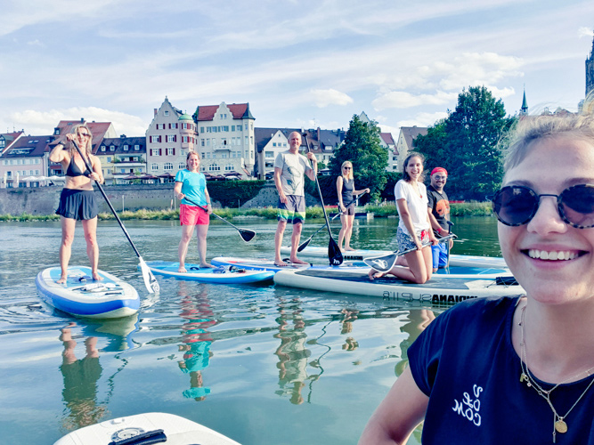 Stand-up-Paddling Teamevent